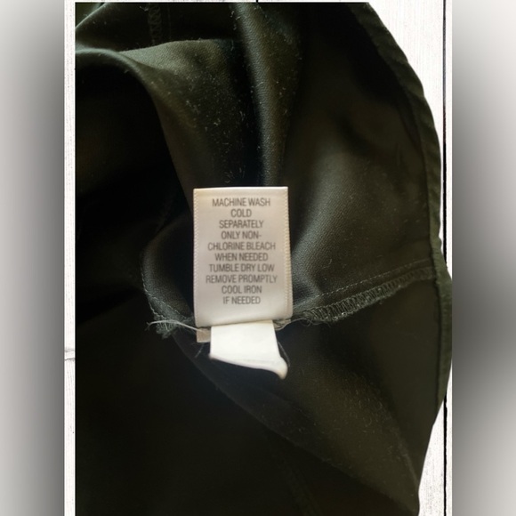 Croft & Barrow Hunter Green Microsuede Jacket Shacket Zipper Womens Size Large - Picture 5 of 6